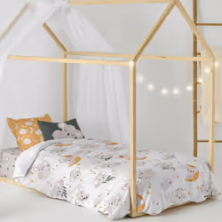 Ensemble nordique bébé koala 2 pièces 140x200 cm (Lit 80) Matériel:100% coton Couleur: multicolore Remarques :1 x Housse de c ...