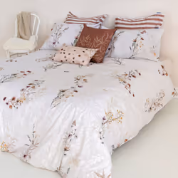 Fleurs sauvages Housse de couette 260x240 cm (Lit 180/200) Matériel:100% coton Couleur: multicolore Observations :1 x Housse  ...