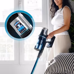Cecotec Conga Rockstar RS50 Aspirateur balai Batterie Sec Sac à poussière 0,5 L 400 W Noir, Bleu 2200 Ah - Vue supplémentaire 5