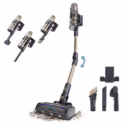 Cecotec Conga Rockstar RS90 Pet Flex Aspirateur balai Batterie Sec Sac à poussière 0,5 L 600 W Noir, Bleu 2500 Ah - Vue supplémentaire 2