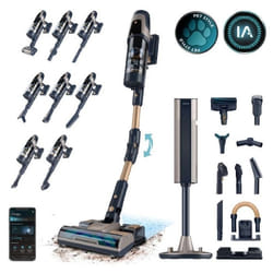 Cecotec RZ90 AI AquaPet Flex Connected Aspirateur balai Batterie Sec&humide Sans sac 850 W Bleu 5 Ah