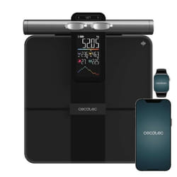 Cecotec Balance de Salle de Bain Intelligent avec App Surface Precision HealthySmart Pro. Technologie BIA 25 Paramètres
