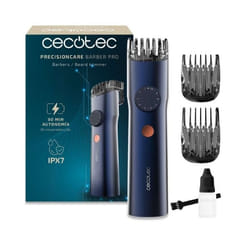 Tondeuse à barbe avec lames japonaises Cecotec PrecisionCare Barber Pro. Acier inoxydable peignes guides réglables