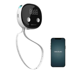Cecotec Mètre Ruban Numérique avec Bluetooth Écran LED et APP Surface Precision Body. Surveillez vos Mesures Corporelles