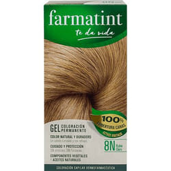 Farmatint Gel Coloración Permanente 8N Rubio Claro