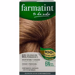 Farmatint 8470001791504, Neutre, 6N, Rubio Oscuro, Femmes, 60 ml, Maintien de la couleur, Protection