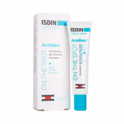 ISDIN Acniben On the Spot, Unisexe, Peau grasse, Peau à problème, Gel, Anti-acné, Anti-imperfection, Anti-bouton, Anti-rougeu ...