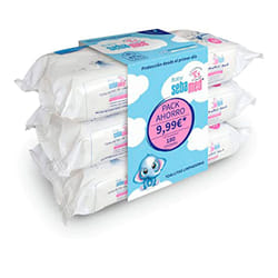 Baby Toallitas Limpiadoras coffret 3 x 60 pz