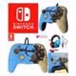 Casque PC - Nintendo - PRO-H3 - Rouge et Bleu - Compatible Switch - Son Stéréo 50mm