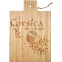Enesco - Planche à découper Corsica en bambou alimentaire