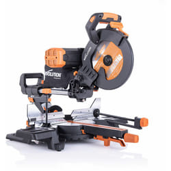 Scie à onglet électrique 255mm Evolution R255SMS-DB+ double biseau avec Lame multi-matériaux