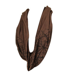 Écharpe Infinity imprimée 59300 pour homme et femme-brun