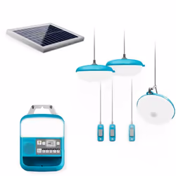 Kit énergétique SolarHome 620+ Éclairage et Recharge autonome Panneau solaire inclus