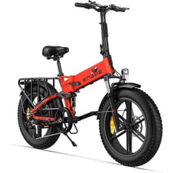 Vélo électrique pliable - ENGWE - ENGINE X - Batterie amovible 48 V 13 Ah - Autonomie 120 km - Rouge