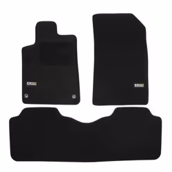 Tapis de sol - Citroën - C5 - Velours noir - 3 pièces - Antidérapant et imperméable
