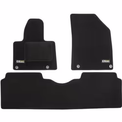 Tapis de sol - Citroën - C5 - Velours noir - 3 pièces - Antidérapant et imperméable