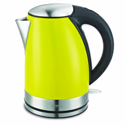 Orava VK-3217, 1,7 L, 2000 W, Jaune, Acier inoxydable, Arrêt de sécurité en cas de surchauffe, Sans fil