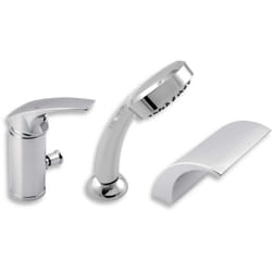 Novaservis - Metalia 57 - Robinetterie de baignoire à 3 trous, chrome 57047,0