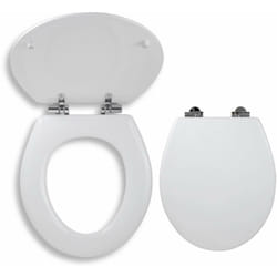 Novaservis - Prestige - Abattant wc softclose, bois de forme décorative, blanc wc/softlyra
