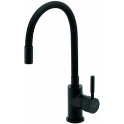 Ferro - Mitigeur d'évier avec bras flexible, noir mat 70710,5 - Novaservis