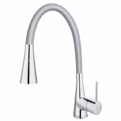 Novaservis Ferro Mitigeur dévier avec bras flexible et douchette gris/ chrome 707200S