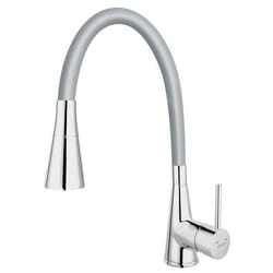 Novaservis Ferro Mitigeur dévier avec bras flexible et douchette gris/ chrome 707200S