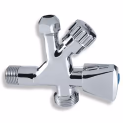 Cornet et vanne combinés pour machine à laver avec clapet anti-retour. Type : Clapets d'angle