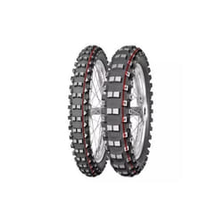 Pneu MITAS TERRA FORCE-MX MH - Medium To Hard - 80/100-21 M/C 51M TT red