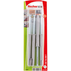 Fischer 45468 ancrage à vis et cheville murale 4 pièce(s) Kit de fiches murales et vis