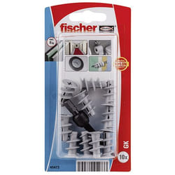 Fischer 45473 ancrage à vis et cheville murale 10 pièce(s) Fiche murale 22 mm