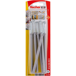 Fischer 45479 ancrage à vis et cheville murale 6 pièce(s) Kit de fiches murales et vis 120 mm