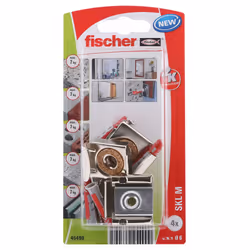 Fischer 45490, Kit d'ancrage et de vis, Béton, Argent, CE, 2 pièce(s)