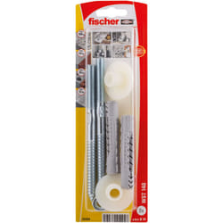 Fischer 45494 ancrage à vis et cheville murale 2 pièce(s) Kit de fiches murales et vis