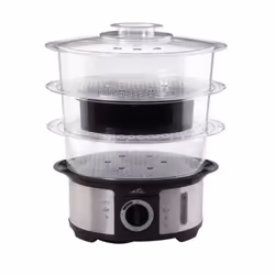 Eta Steampot, 3 Nombre de paniers, Noir, Argent, 1,5 L, 75 min, 1000 W, 275 mm