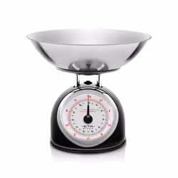 Eta ETA577790020 escabeaux de cuisine Noir Comptoir Rond Balances de cuisine mécaniques