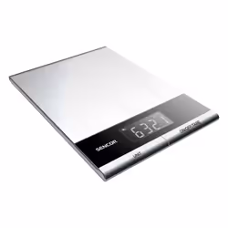 Sencor SKS 5305, Balance de ménage électronique, 5 kg, 1 g, Acier inoxydable, 4 capteurs, LCD