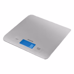 Sencor SKS 5400, Balance de ménage électronique, 5 kg, 1 g, Argent, 4 capteurs, LCD