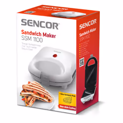 Sencor SSM 1100 gaufrier et appareil à croque-monsieur 460 W Blanc