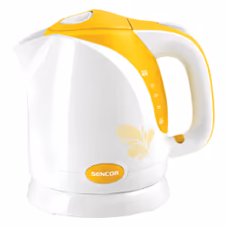 Sencor SWK 1506YL, 1,5 L, 2000 W, Blanc, Jaune, Arrêt de sécurité en cas de surchauffe, Filtrage
