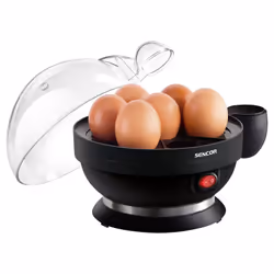 Sencor SEG 710BP cuiseur d'oeufs 7 œufs 380 W Noir, Transparent