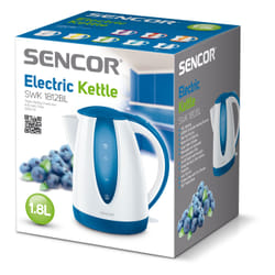 Sencor SWK 1812BL bouilloire 1,8 L 2000 W Bleu, Blanc