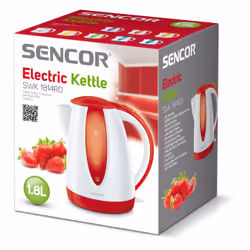 Sencor SWK 1814RD bouilloire 1,8 L 2000 W Rouge, Blanc