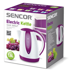 Sencor SWK 1815VT bouilloire 1,8 L 2000 W Violet, Blanc