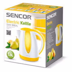 Sencor SWK 1816YL bouilloire 1,8 L 2000 W Blanc, Jaune