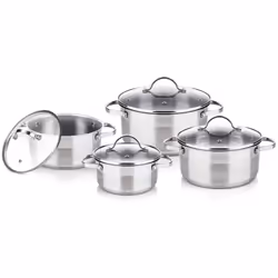 Lamart LTSSSET8, Ensemble d’ébullition, Acier inoxydable, Verre, Acier inoxydable, Acier inoxydable, Acier inoxydable, Verre