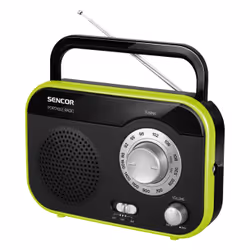 Sencor SRD 210 BGN, Portable, Analogique, AM, FM, 87,5 - 108 MHz, 530 - 1600 kHz, 1 W