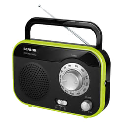 Sencor SRD 210 BGN Radio portable Analogique Noir, Vert, Argent