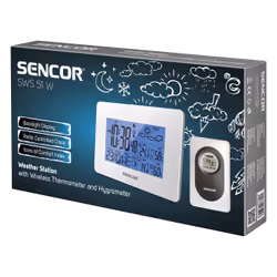 Sencor SWS 51 W station météo numérique Blanc