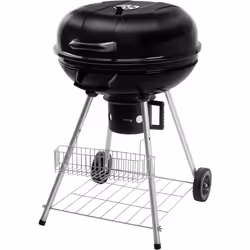 Fieldmann FZG 1004, Grill, Chaudron, Noir, Rond, Métal, 2 roue(s)