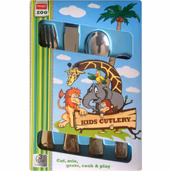 Lamart LT5005, Couverts pour enfants en bas âge, Acier inoxydable, Acier inoxydable, Garçon/Fille, 4 pièce(s)